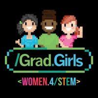 grad girls - women 4 stem logo image