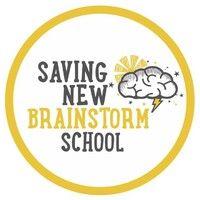 saving new brainstorm school logo image