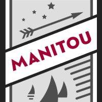 camp manitou for boys, maine usa logo image