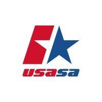 usasa united states of america snowboard and freeski association logo image