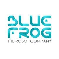 blue frog robotics 🤖 logo image