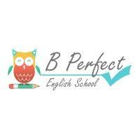 b-perfect english school logo image