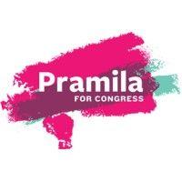 pramila for congress logo image