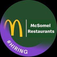 mcdonald's mcsomel restaurants logo image