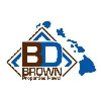 brown development and bd properties hawaii logo image