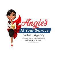 angie's at your service virtual assistance logo image