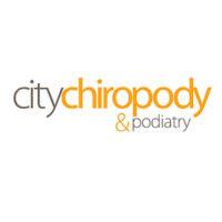 city chiropody and podiatry logo image