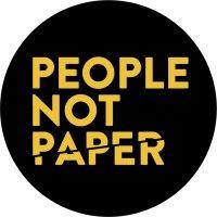 people not paper logo image