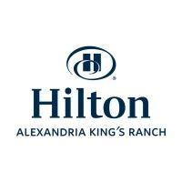 hilton alexandria king's ranch logo image