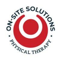 on-site solutions physical therapy logo image