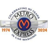 metro express car wash logo image