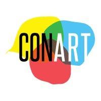 con art magazine logo image