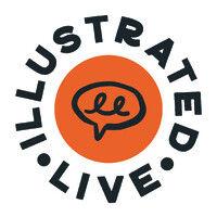 illustrated live logo image