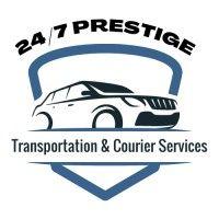 24/7 prestige transportation & courier services logo image