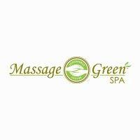 massage green spa logo image