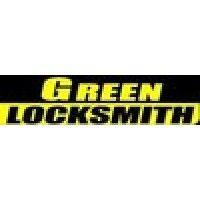 green locksmith logo image