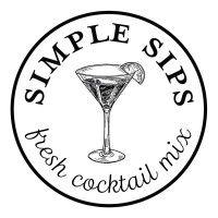 simple sips fresh cocktail mix logo image