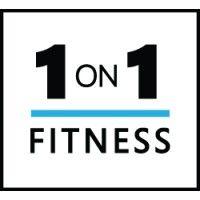 1 on 1 fitness logo image