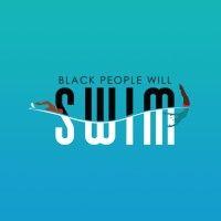 black people will swim logo image