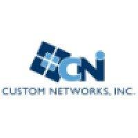 custom networks, inc. logo image