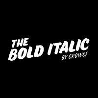 the bold italic logo image