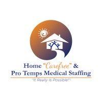 home "carefree" & pro temps medical staffing logo image