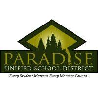 paradise unified school district logo image