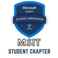 microsoft student chapter- msit logo image