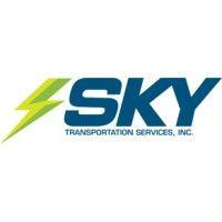 sky transportation services logo image