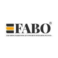 fabo global stone crushing and concrete batching plant logo image