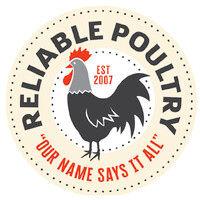 reliable poultry supply logo image