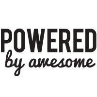 powered by awesome logo image