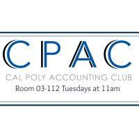 cal poly accounting club logo image