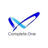 complete one logo image