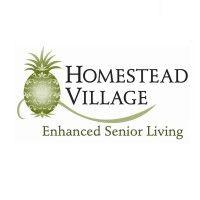 homestead village enhanced senior living logo image