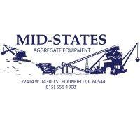 mid-states aggregate equipment logo image