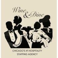 wine & dine hospitality staffing logo image