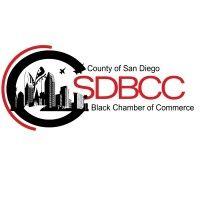 county of san diego black chamber of commerce logo image