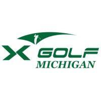 x-golf michigan logo image