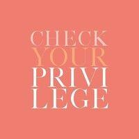 check your privilege logo image