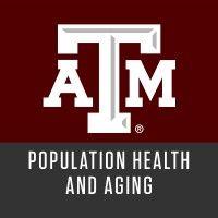 texas a&m center for population health and aging logo image