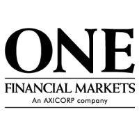 one financial markets logo image