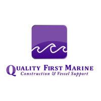 quality first marine logo image