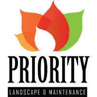 priority landscape and maintenance logo image