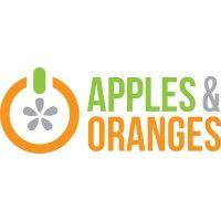 apples and oranges logo image