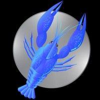 blue lobster marketing logo image