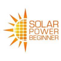 solar power beginner logo image