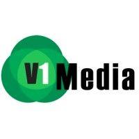 v1 media logo image