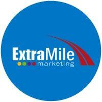 extra mile marketing logo image