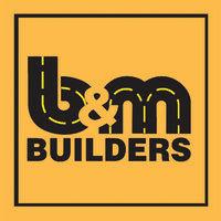 b & m builders inc logo image